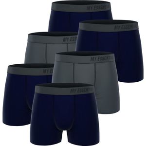 BOXERS 6 PACK My Essential Clothing Basic Boxershorts Katoen Biologische herenshorts Ondergoed MYE1BCX3