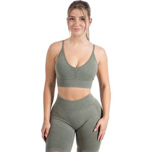 Smilodox - Vera Batik Scrunch - Sportbeha - Mouwloos - Shaped Fit