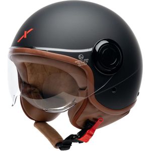 Motor Jet Jethelm SKYLAR Zwarte mat XL van MOTOBLOUZ