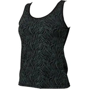 Avet dames hemd microfiber - Safari - Microvezel onderhemd met brede bandjes - M - Groen