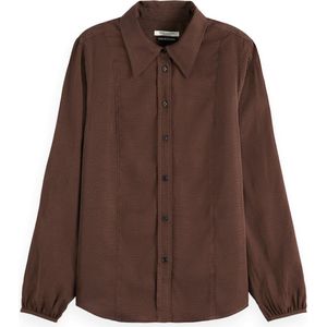 Scotch & Soda - Viscose Jacquard - Overhemd - Lange Mouwen