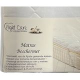 Night Care Matrasbeschermer 160x200cm - 100% Percal Katoen - Anti-Allergisch - Wit