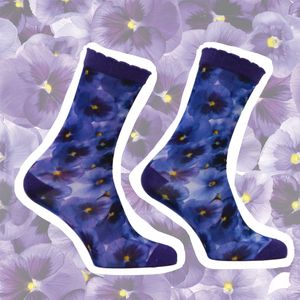 Sock My Feet - Sock my viola flower maat 39/42