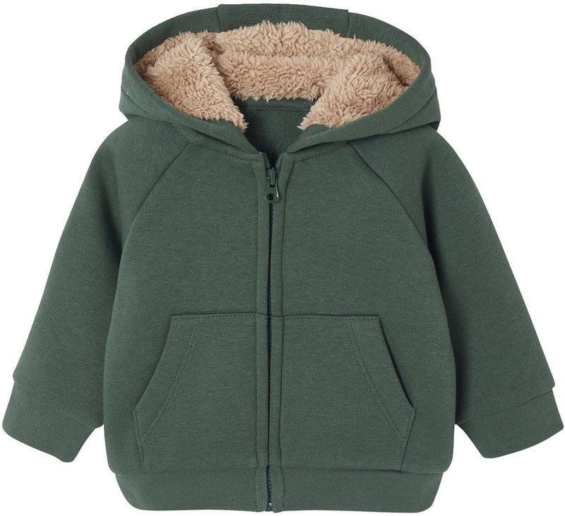 Vertbaudet - Baby Vestje - Fleece - Met Rits en Gevoerde Capuchon