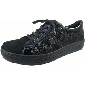 Solidus -Dames -  zwart - comfortschoenen - maat 38½