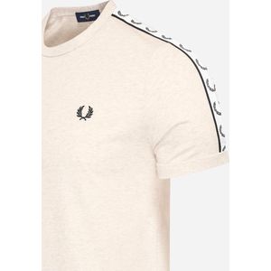 Fred Perry Taped ringer t-shirt - porridge marl