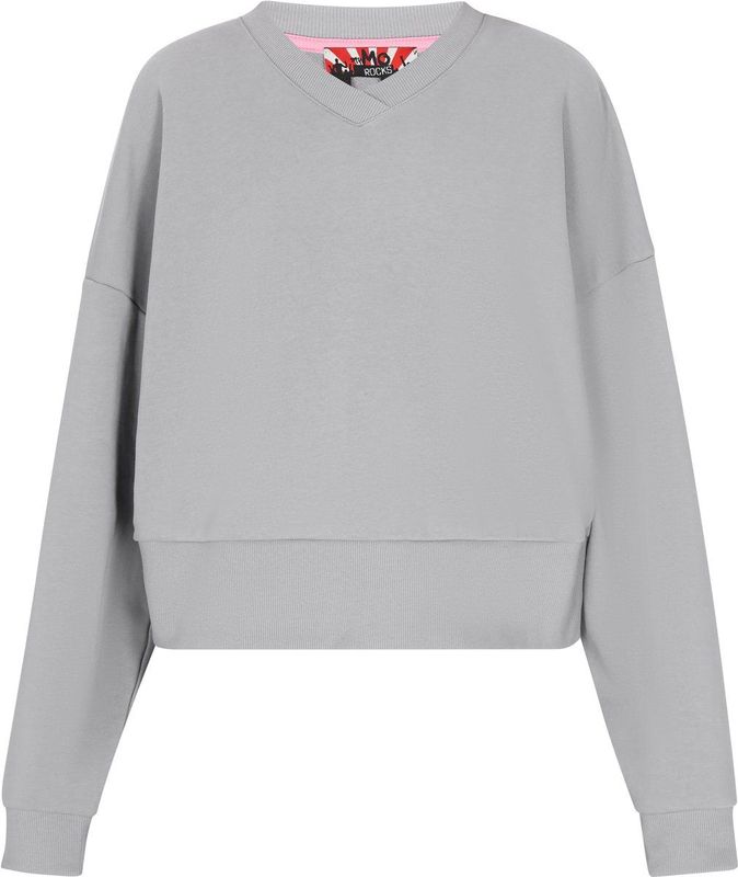 myMo - Comfy - Sweatshirt - Relaxed Fit - V-hals - Lange Mouwen