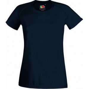 Fruit Of The Loom Dames / Vrouwen Prestatie Sportkleding T-Shirt (Donker Marine)