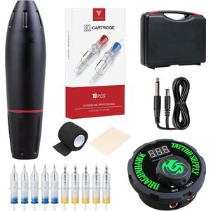Tattoo Machine Set - Beginner Kit - Professioneel - Inclusief toebehoren
