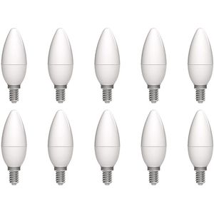 Avide E14 LED Lamp - Warm Wit - LED Kaarslamp B35 - 4.5W - 470lm - Vervangt 40W Gloeilamp - 10 stuks
