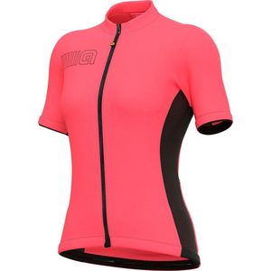 ALE' Dames effen kleur blok korte mouwen korte mouwen jersey (Pack van 1)
