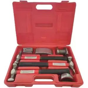 Uitdeukset 7 delig-Weber Tools-Uitdeukset dat bestaat uit 7 verschillende uitdeuk accessoires, stelen zijn gemaakt van fiberglas en hebben een anti-slip handvat.