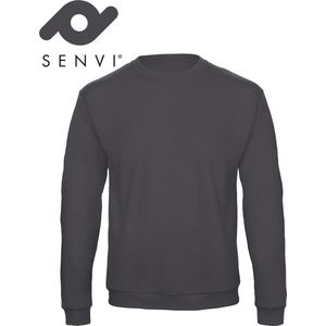 Senvi Basic Sweater (Kleur: Anthracite) - (Maat XXXXL-4XL)