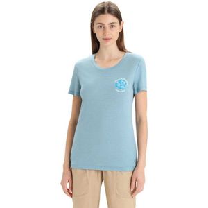 Icebreaker - Tech Lite II - T-shirt - Blauw - Korte Mouwen