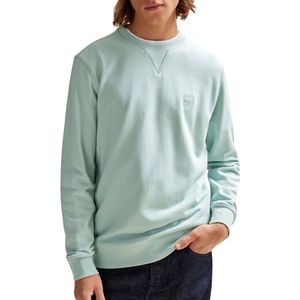 BOSS - Sweater Westart Turquoise - Heren - Maat XL - Regular-fit
