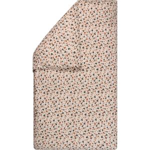 BINK Bedding Dekbedovertrek Leopard 60 x 80 cm exclusief sloop - luipaard - leopardprint - dierenprint - wieg - kinderwagen - babynestje - baby - bruin - caramel - beige - ecru