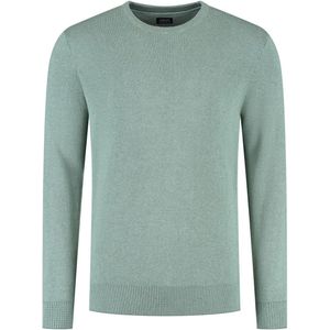 GENTS - Ronde hals two-tone - Katoen - Groen - Maat S/S