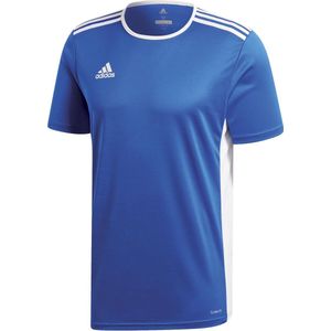 adidas Entrada 18 Trikot Heren Sportshirt - Bold Blue/Wit - Maat XXL