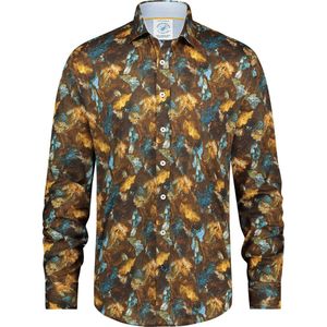 A Fish Named Fred - Autumn Leaves - Overhemd - Navy