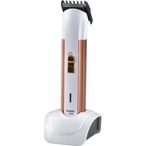 Kemei 800B - Trimmer - Baard trimmer - Anti-clip Systeem -  Wit grijs