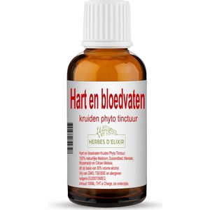 Herbes D'elixir Hart en Bloedvaten Tinctuur - 100 ml - Gunstige invloed op hart en bloedvaten
