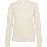Saint Tropez - Ronde Hals Pullover - Zwart - Gebreid - Lange Mouwen