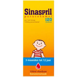 Sinaspril Vloeibaar Paracetamol 120mg - 2 x 100 ml