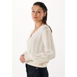 MEXX Gebreid vest  crème