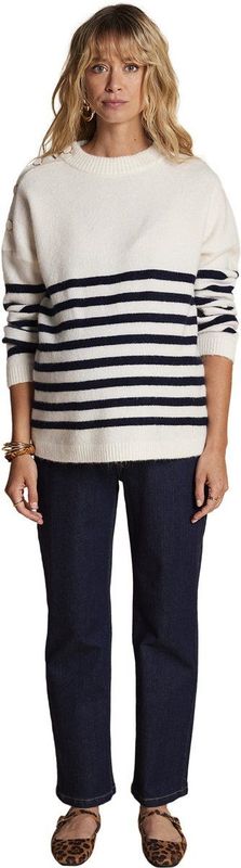 ENVIE DE FRAISE - Zwangerschapstrui - Ecru - Oversized Model - Lange Mouwen