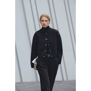 Moss Copenhagen - Seba Jacket - Jassen - Grijs - Wolmix