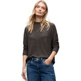 STREET ONE - Shirt - Rustic brown - Lange Mouwen - Met Rijgkoord bij de Zoom