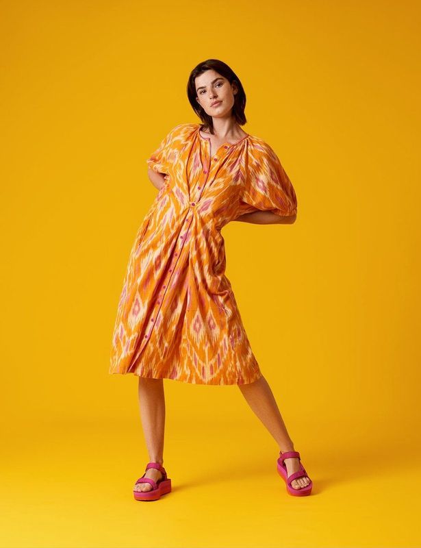 Oilily - Dali short sleeves dress - Rood - 34