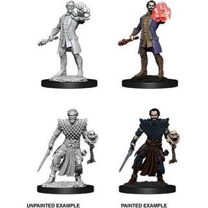 Dungeons and Dragons Miniatures - Nolzur's Marvelous - Human Male Warlock - Miniatuur - Ongeverfd