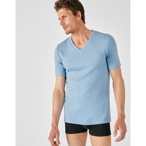 Damart - Dubbelzijdig T-shirt met V-hals Thermolactyl - Heren - Blauw - (94-101)