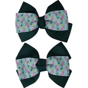 Jessidress Haarclip Meisjes Haarclips met strikjes - Groen