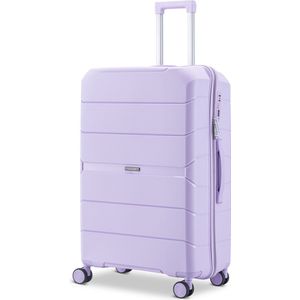 SKYCASES Urban Adventurer - Handbagage Koffer - Cijferslot - 44L - Spinner wielen - Lichtgewicht Trolley - Paars