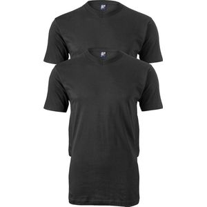 Alan Red - West-Virginia T-shirt V-Hals Zwart 2-Pack - Heren - Maat S - Regular-fit