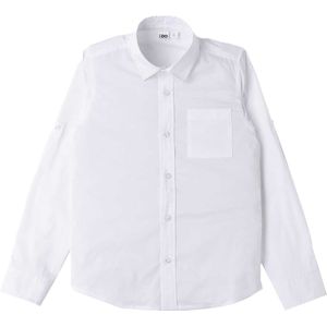 Ido - Fashionwear - Wit - Overhemd - Slim Fit - Lange Mouwen
