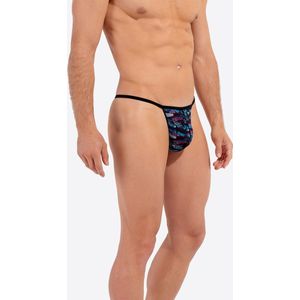 HOM heren temptation mircofiber g-string blackrock multi