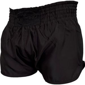 PunchR™ Muay Thai Shorts Plain Zwart - XL