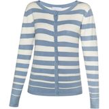 usha - BLUE LABEL - Gebreid Vest - Donkerblauw - Lange Mouw