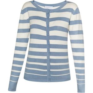 usha - BLUE LABEL - Gebreid Vest - Donkerblauw - Lange Mouw