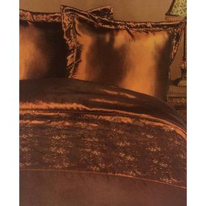 Essenza Oman Dekbedovertrek - Eenpersoons - 140x200/220 cm - Brown