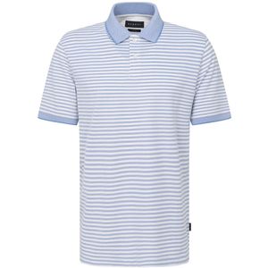 Bugatti - Polo - Lichtblauw - Katoen - Wijde Fit