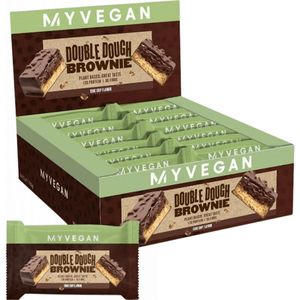 Vegan Double Dough Brownie (12x60g) Chocolate Chip