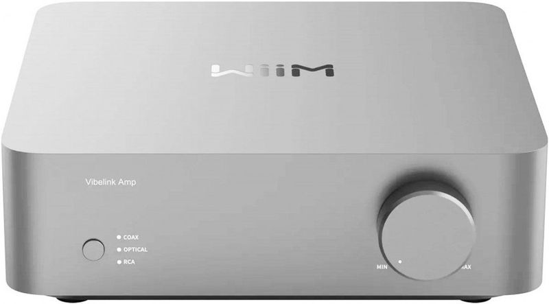 WiiM - Vibelink Amp - Zilver - Eindversterker - 100W met ESS 9039Q2M DAC en TI TPA3255