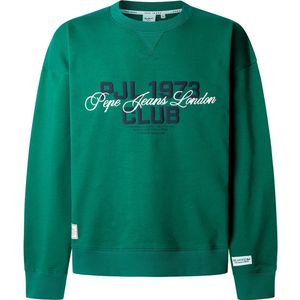 Pepe Jeans - PM582847 Talbot Crew - Sweatshirt - Groen - Casual - 100% Duurzaam Katoen