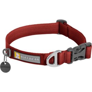 Ruffwear Collar Clay Rood - Hondenhalsband - 51-66 cm