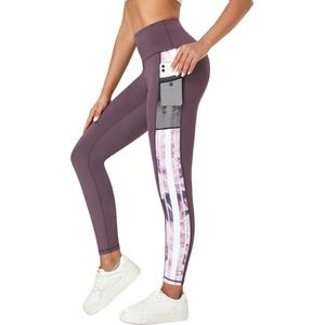 Dames Leggings met Pockets - Opaque Sportlegging voor Fitness, Hardlopen en Ontspanning