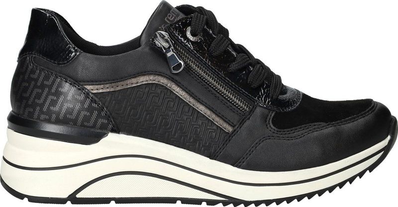 Remonte - Sneakers - Zwart - Dames